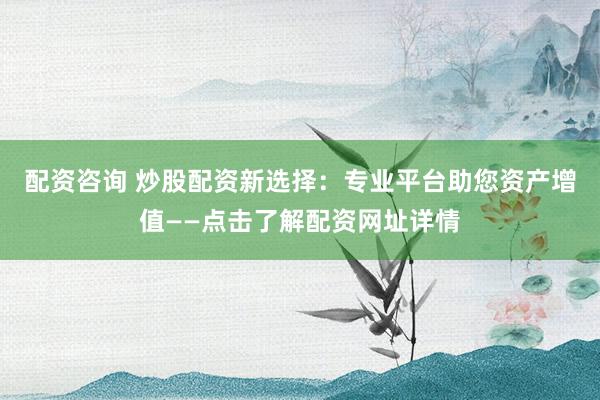 配资咨询 炒股配资新选择：专业平台助您资产增值——点击了解配资网址详情