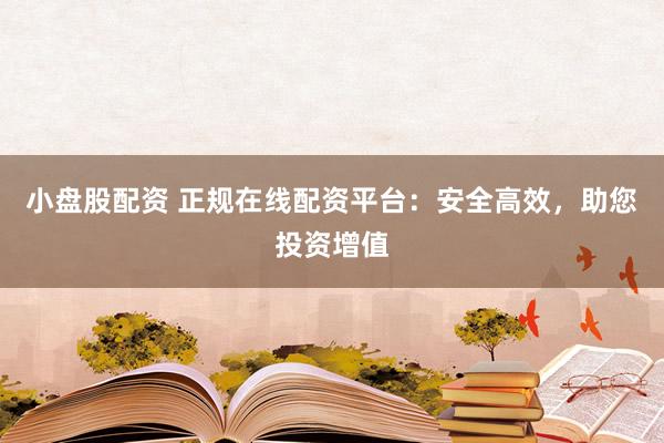 小盘股配资 正规在线配资平台：安全高效，助您投资增值