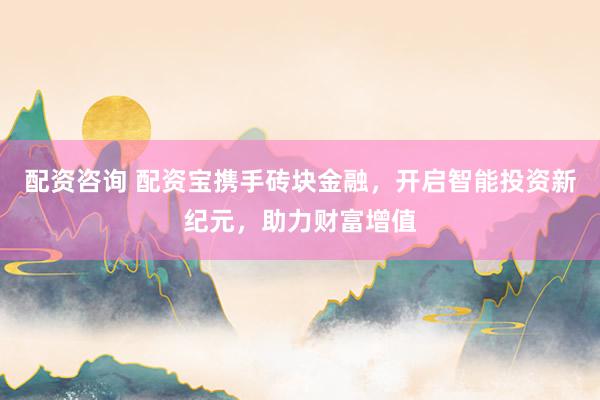 配资咨询 配资宝携手砖块金融，开启智能投资新纪元，助力财富增值